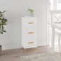 vidaXL Credenza Bianca 34,5x34x90 cm in Legno Multistrato vidaXL Credenza Bianca 34,5x34x90 cm in Legno Multistrato