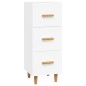 vidaXL Credenza Bianca 34,5x34x90 cm in Legno Multistrato vidaXL Credenza Bianca 34,5x34x90 cm in Legno Multistrato