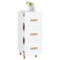 vidaXL Credenza Bianca 34,5x34x90 cm in Legno Multistrato vidaXL Credenza Bianca 34,5x34x90 cm in Legno Multistrato