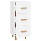 vidaXL Credenza Bianca 34,5x34x90 cm in Legno Multistrato vidaXL Credenza Bianca 34,5x34x90 cm in Legno Multistrato