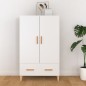 vidaXL Credenza Bianca 70x31x115 cm in Legno Multistrato vidaXL Credenza Bianca 70x31x115 cm in Legno Multistrato