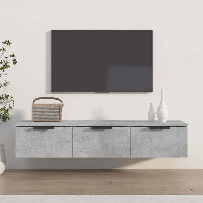 vidaXL Armadietto a Muro Grigio Cemento 102x30x20 cm Legno Multistrato vidaXL Armadietto a Muro Grigio Cemento 102x30x20 cm Legno Multistrato