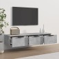 vidaXL Armadietto a Muro Grigio Cemento 102x30x20 cm Legno Multistrato vidaXL Armadietto a Muro Grigio Cemento 102x30x20 cm Legno Multistrato