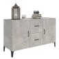 vidaXL Credenza Grigio Cemento 100x36x60 cm in Legno Multistrato