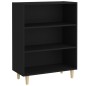 vidaXL Credenza Nera 69,5x32,5x90 cm in Legno Multistrato vidaXL Credenza Nera 69,5x32,5x90 cm in Legno Multistrato