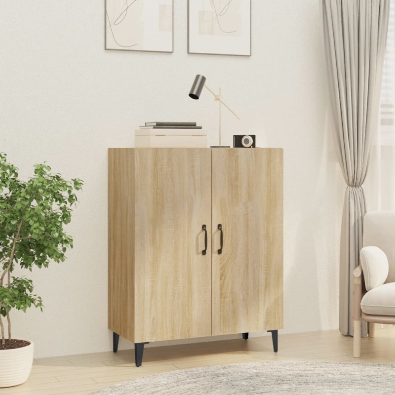 vidaXL Credenza Rovere Sonoma 70x34x90 cm in Legno Multistrato vidaXL Credenza Rovere Sonoma 70x34x90 cm in Legno Multistrato
