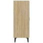 vidaXL Credenza Rovere Sonoma 70x34x90 cm in Legno Multistrato vidaXL Credenza Rovere Sonoma 70x34x90 cm in Legno Multistrato