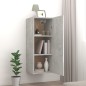 vidaXL Armadietto a Muro Grigio Cemento 34,5x34x90cm Legno Multistrato vidaXL Armadietto a Muro Grigio Cemento 34,5x34x90cm Legno Multistrato