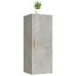 vidaXL Armadietto a Muro Grigio Cemento 34,5x34x90cm Legno Multistrato vidaXL Armadietto a Muro Grigio Cemento 34,5x34x90cm Legno Multistrato