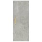 vidaXL Armadietto a Muro Grigio Cemento 34,5x34x90cm Legno Multistrato vidaXL Armadietto a Muro Grigio Cemento 34,5x34x90cm Legno Multistrato