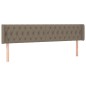Testiera ad Orecchio Tortora 203x16x78/88 cm in Tessuto Testiera ad Orecchio Tortora 203x16x78/88 cm in Tessuto