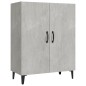 vidaXL Credenza Grigio Cemento 70x34x90 cm in Legno Multistrato vidaXL Credenza Grigio Cemento 70x34x90 cm in Legno Multistrato