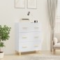 vidaXL Credenza Bianco Lucido 70x34x90 cm in Legno Multistrato vidaXL Credenza Bianco Lucido 70x34x90 cm in Legno Multistrato
