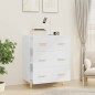 vidaXL Credenza Bianco Lucido 70x34x90 cm in Legno Multistrato vidaXL Credenza Bianco Lucido 70x34x90 cm in Legno Multistrato