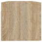 vidaXL Mobile Pensile Rovere Sonoma 100x36,5x35 cm Legno Multistrato