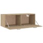vidaXL Mobile Pensile Rovere Sonoma 100x36,5x35 cm Legno Multistrato