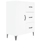 vidaXL Credenza Bianca 69,5x34x90 cm in Legno Multistrato vidaXL Credenza Bianca 69,5x34x90 cm in Legno Multistrato