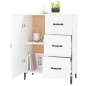 vidaXL Credenza Bianca 69,5x34x90 cm in Legno Multistrato vidaXL Credenza Bianca 69,5x34x90 cm in Legno Multistrato