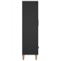 vidaXL Credenza Nera 70x31x115 cm in Legno Multistrato vidaXL Credenza Nera 70x31x115 cm in Legno Multistrato
