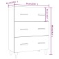 vidaXL Credenza Bianca 70x34x90 cm in Legno Multistrato vidaXL Credenza Bianca 70x34x90 cm in Legno Multistrato