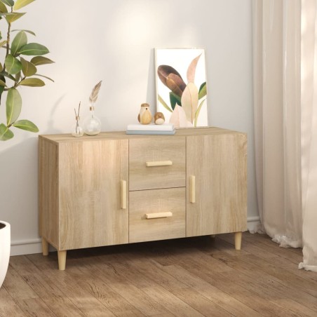 vidaXL Credenza Rovere Sonoma 100x36x60 cm in Legno Multistrato