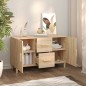 vidaXL Credenza Rovere Sonoma 100x36x60 cm in Legno Multistrato vidaXL Credenza Rovere Sonoma 100x36x60 cm in Legno Multistrato