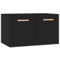 vidaXL Mobile a Parete Nero 60x36,5x35 cm in Legno Multistrato vidaXL Mobile a Parete Nero 60x36,5x35 cm in Legno Multistrato