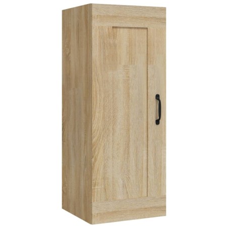 vidaXL Mobile Pensile Rovere Sonoma 35x34x90 cm in Legno Multistrato