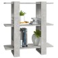 vidaXL Libreria/Divisorio Grigio Cemento 80x30x87 cm vidaXL Libreria/Divisorio Grigio Cemento 80x30x87 cm