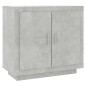vidaXL Credenza Grigio Cemento 80x40x75 cm in Legno Compensato vidaXL Credenza Grigio Cemento 80x40x75 cm in Legno Compensato