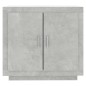 vidaXL Credenza Grigio Cemento 80x40x75 cm in Legno Compensato vidaXL Credenza Grigio Cemento 80x40x75 cm in Legno Compensato
