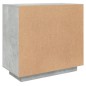 vidaXL Credenza Grigio Cemento 80x40x75 cm in Legno Compensato vidaXL Credenza Grigio Cemento 80x40x75 cm in Legno Compensato
