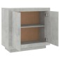 vidaXL Credenza Grigio Cemento 80x40x75 cm in Legno Compensato vidaXL Credenza Grigio Cemento 80x40x75 cm in Legno Compensato