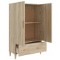 vidaXL Credenza Rovere Sonoma 70x31x115 cm in Legno Multistrato vidaXL Credenza Rovere Sonoma 70x31x115 cm in Legno Multistrato