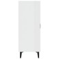 vidaXL Credenza 70x34x90 cm in Legno Multistrato Bianco Lucido vidaXL Credenza 70x34x90 cm in Legno Multistrato Bianco Lucido