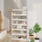 vidaXL Libreria/Divisorio GrigioCemento 100x30x198cm Legno Multistrato vidaXL Libreria/Divisorio GrigioCemento 100x30x198cm Legno Multistrato