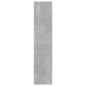 vidaXL Libreria/Divisorio Grigio Cemento 40x30x135 cm