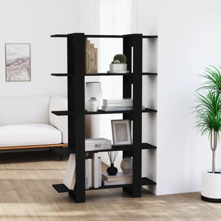 vidaXL Libreria/Divisorio Nero 100x30x160 cm