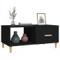 vidaXL Tavolino da Salotto Nero 89,5x50x40 cm in Legno Multistrato vidaXL Tavolino da Salotto Nero 89,5x50x40 cm in Legno Multistrato