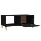 vidaXL Tavolino da Salotto Nero 89,5x50x40 cm in Legno Multistrato vidaXL Tavolino da Salotto Nero 89,5x50x40 cm in Legno Multistrato