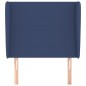 Testiera ad Orecchio Blu 93x23x118/128 cm in Tessuto Testiera ad Orecchio Blu 93x23x118/128 cm in Tessuto