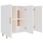 vidaXL Credenza Bianca 90x34x80 cm in Legno Multistrato vidaXL Credenza Bianca 90x34x80 cm in Legno Multistrato
