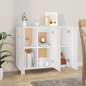 vidaXL Credenza Bianca 90x34x80 cm in Legno Multistrato vidaXL Credenza Bianca 90x34x80 cm in Legno Multistrato