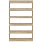vidaXL Libreria/Divisorio Rovere Sonoma 100x30x166 cm