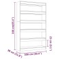 vidaXL Libreria/Divisorio Rovere Sonoma 100x30x166 cm