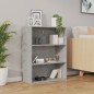 vidaXL Armadietto Pensile a Parete Grigio Cemento 69,5x32,5x90 cm vidaXL Armadietto Pensile a Parete Grigio Cemento 69,5x32,5x90 cm
