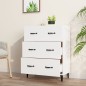 vidaXL Credenza Bianca 69,5x34x90 cm in Legno Multistrato vidaXL Credenza Bianca 69,5x34x90 cm in Legno Multistrato