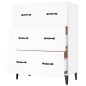 vidaXL Credenza Bianca 69,5x34x90 cm in Legno Multistrato vidaXL Credenza Bianca 69,5x34x90 cm in Legno Multistrato