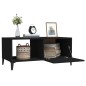 vidaXL Tavolino da Salotto Nero 90x50x40 cm in Legno Multistrato