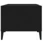 vidaXL Tavolino da Salotto Nero 90x50x40 cm in Legno Multistrato